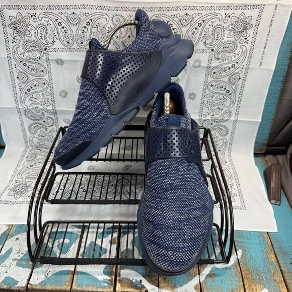 Nike Sock Dart Br Midnight Navy/Midnight Navy Running Sneaker US Men's Size 10 - Picture 2 of 10